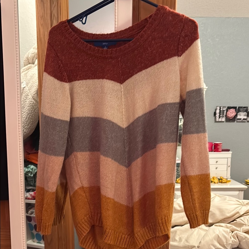 Colorful Striped Sweater